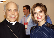 Archbishop Cordileone and Patricia Sandoval